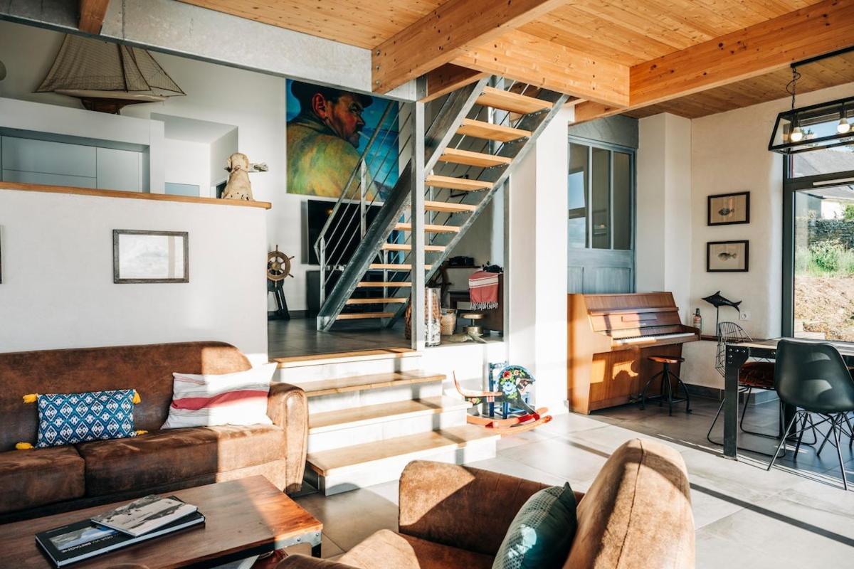 Le Chantier D 'Ernest- Loft T4 Les Pieds Dans L' Eau Карантек Экстерьер фото