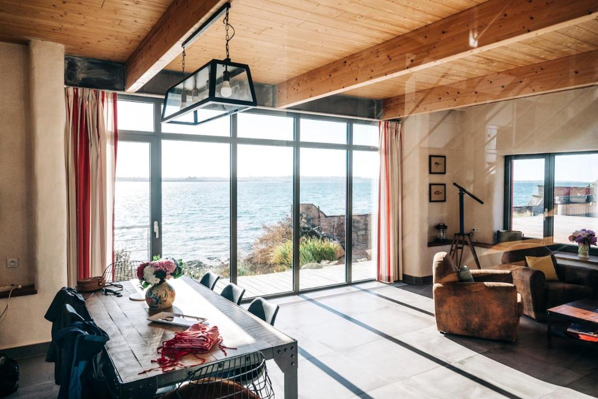 Le Chantier D 'Ernest- Loft T4 Les Pieds Dans L' Eau Карантек Экстерьер фото