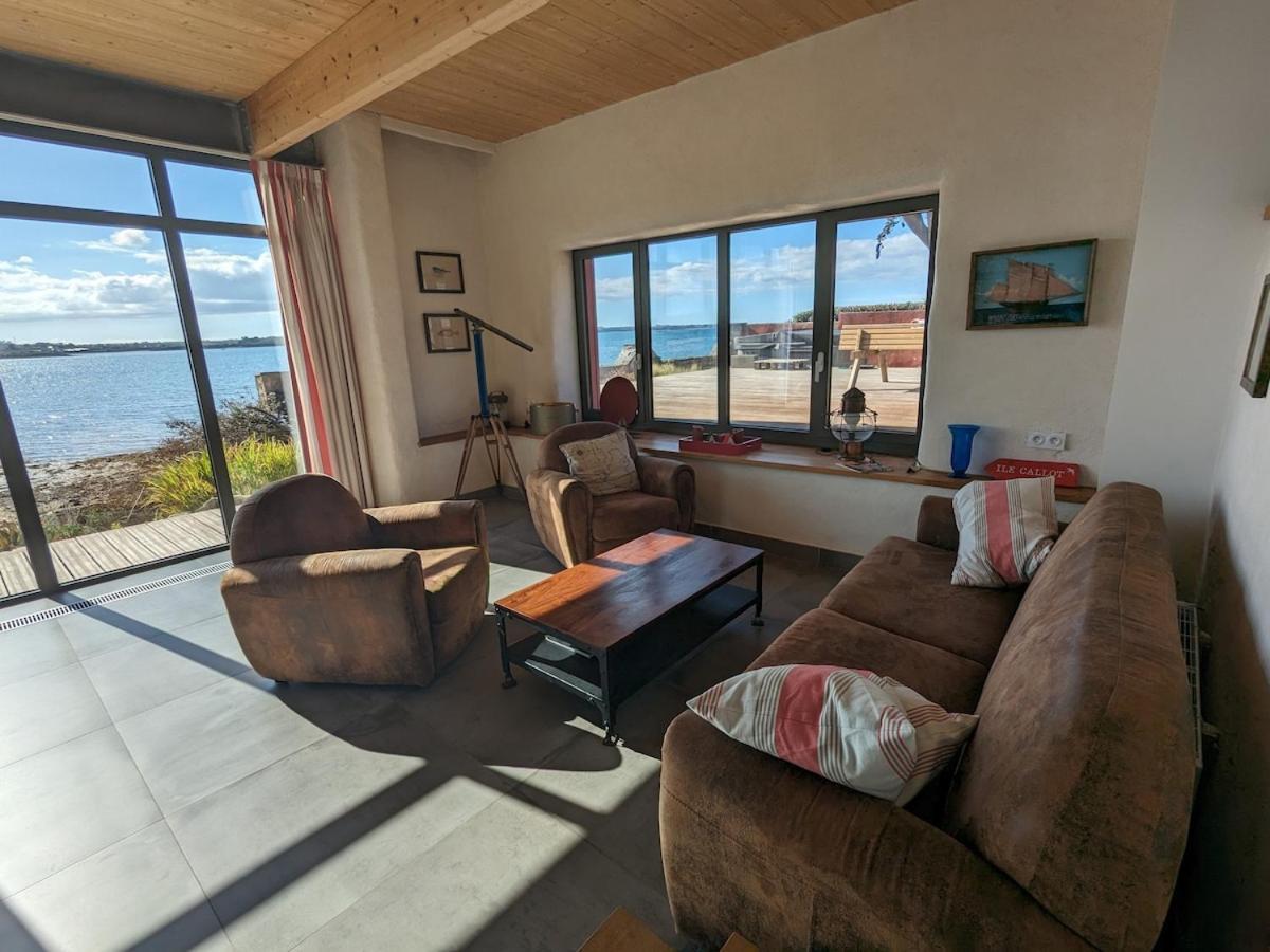 Le Chantier D 'Ernest- Loft T4 Les Pieds Dans L' Eau Карантек Экстерьер фото